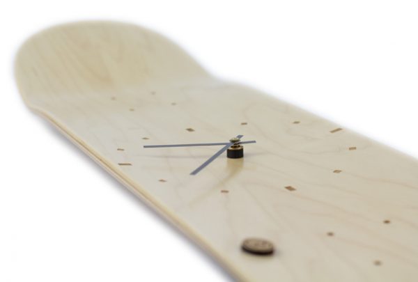 Horloge skate horloge skateboard woodstache