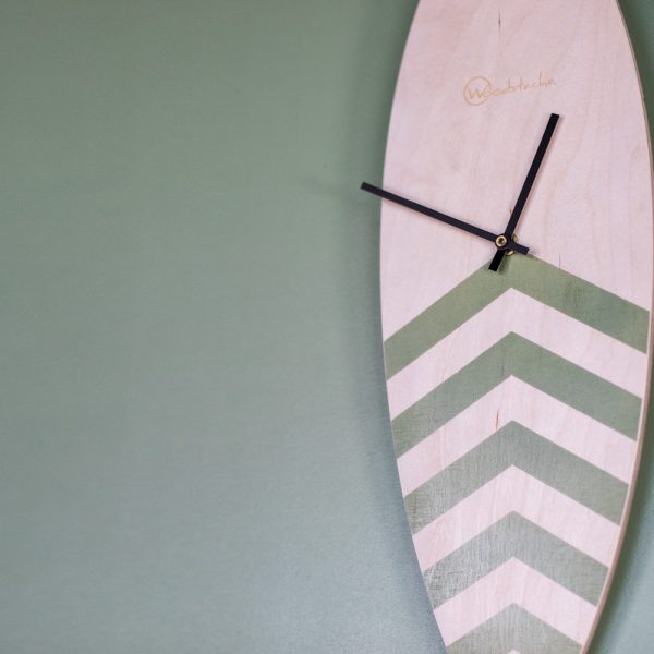 horloge surf reef en bois
